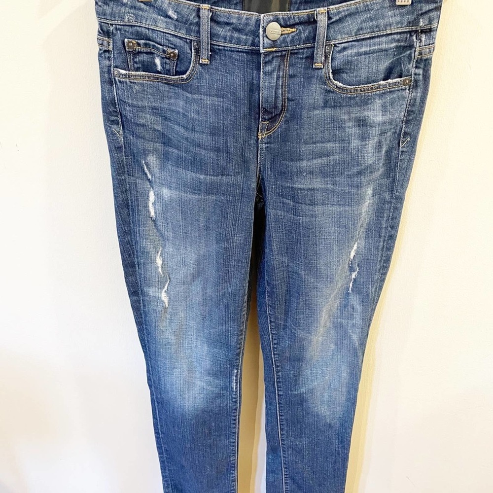 Vince Casey Cuffed Straight Leg Denim Jean Size 26 - Picture 3 of 16